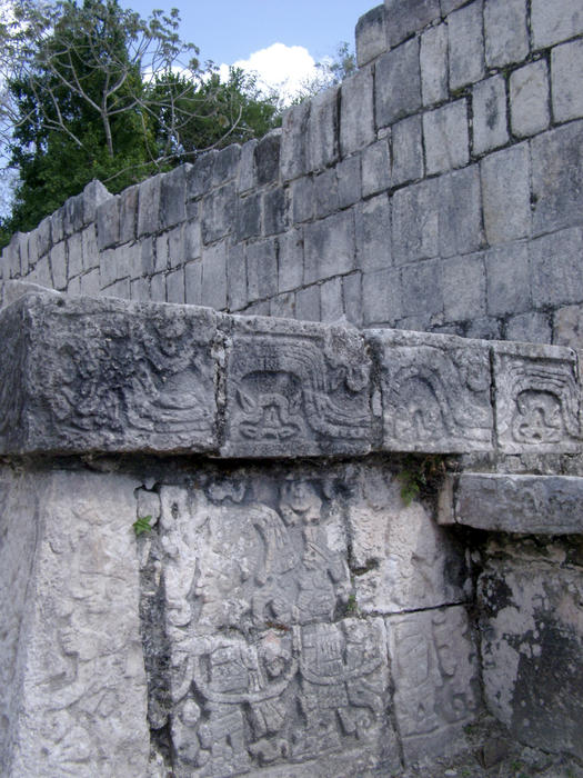 myan temple runis at chichen itza, quintana roo, mexico